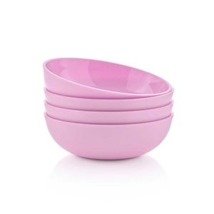 4 PINK BOWLS